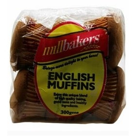 ENGLISH MUFFINS 300G MILLBAKERS