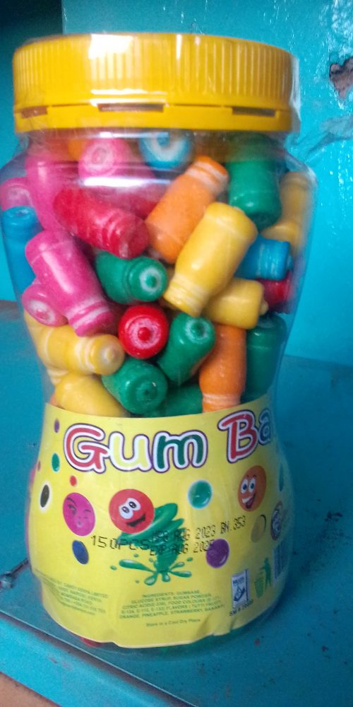 BOTTLE SHAPE BALLGUM