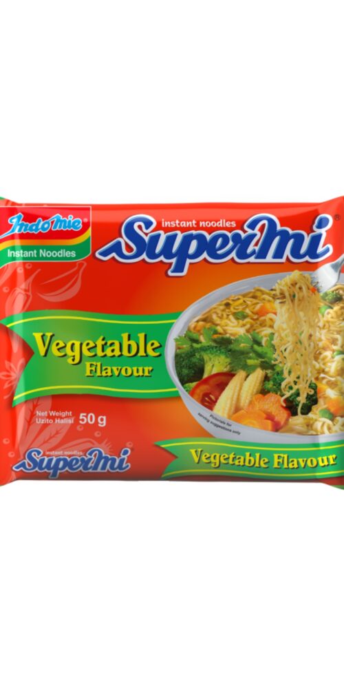 SuperMi Vegetable Flavour Indomie Instant Noodles 50g