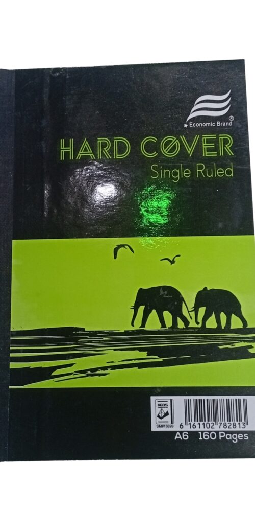 Economic A6 Hard Cover Notebook 160 Pages