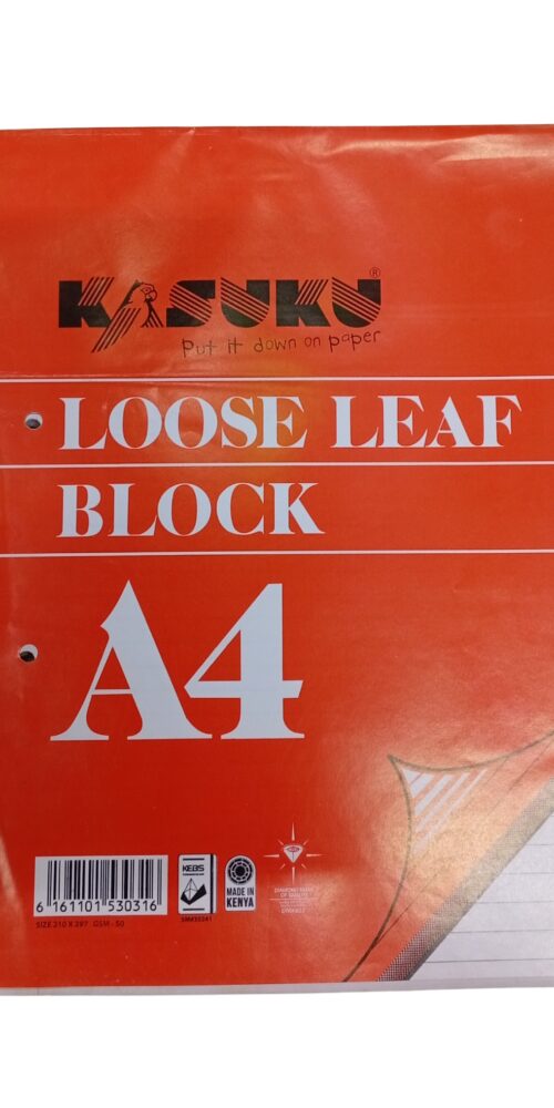 Kasuku A4 Loose Leaf Paper