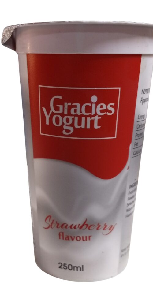Gracies Strawberry Yoghurt 250ml