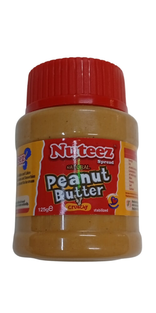 Nuteez Peanut Butter  Crunchy 125g