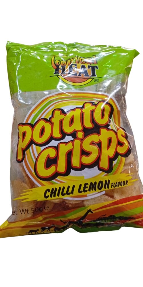Tropical Heat Potato Crisps Chilli Lemon Flavour 50g