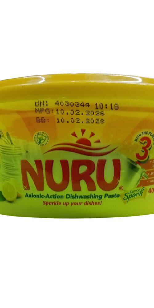 Nuru Lemon Spark Dishwashing Paste 400g
