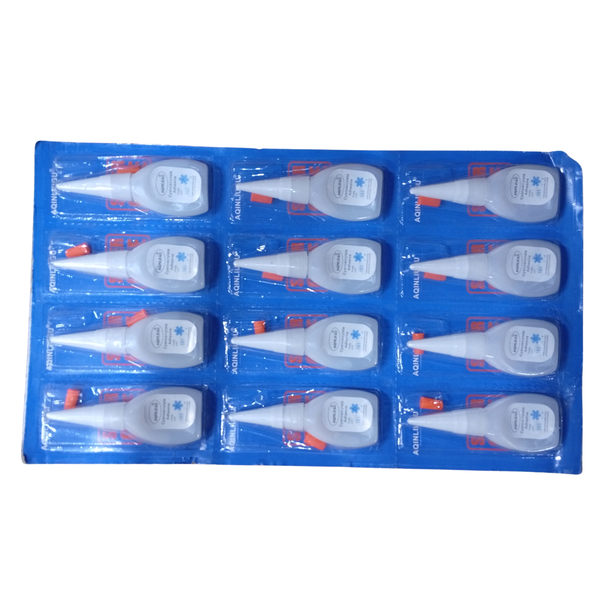 Aqinliu Super Glue (12 Tubes)