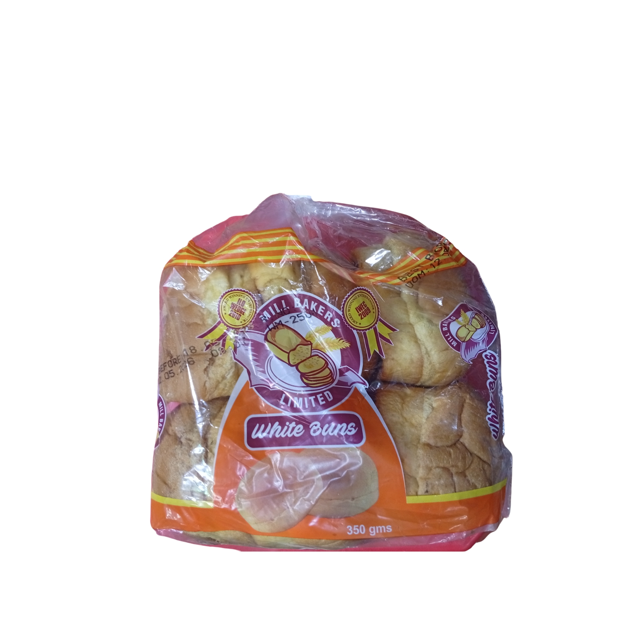 Mill Bakers White Buns (350g)