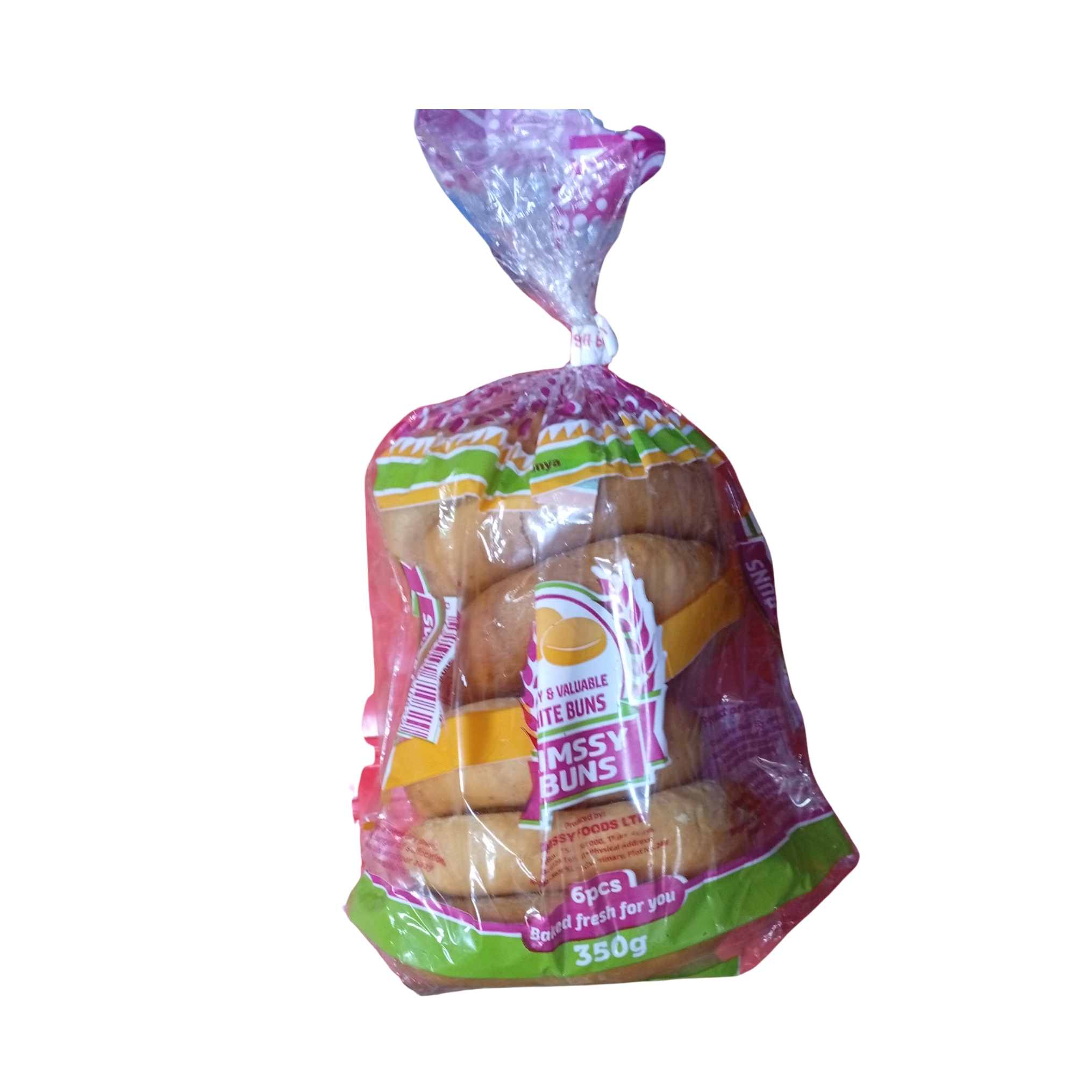 Kimssy Bakers Quality & Valuable White Buns (350g / 6 Pcs)