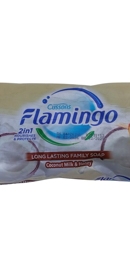 Cussons Flamingo Coconut Family Soap 90g