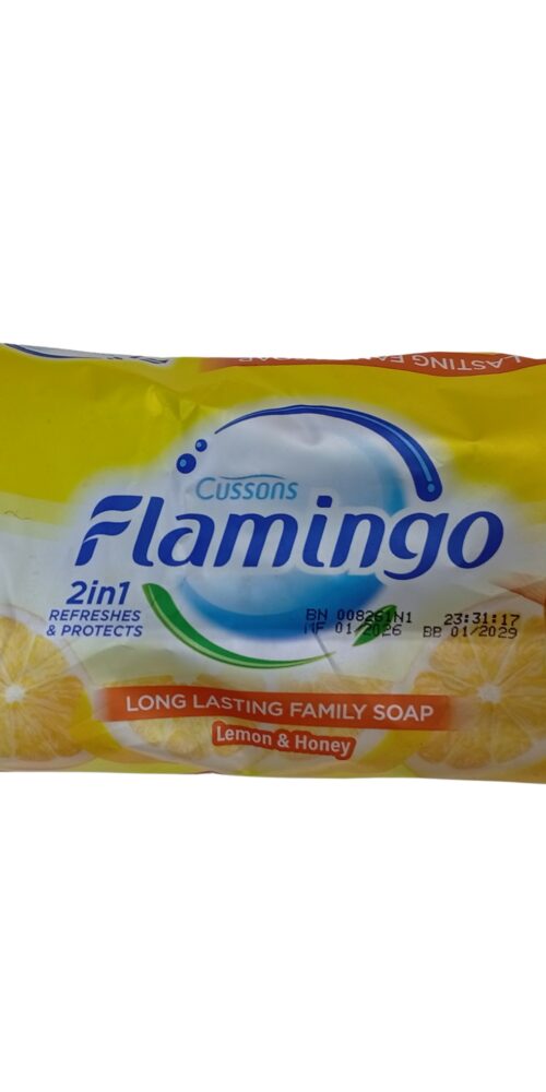 Cussons Flamingo Lemon & Honey Family Soap 90g