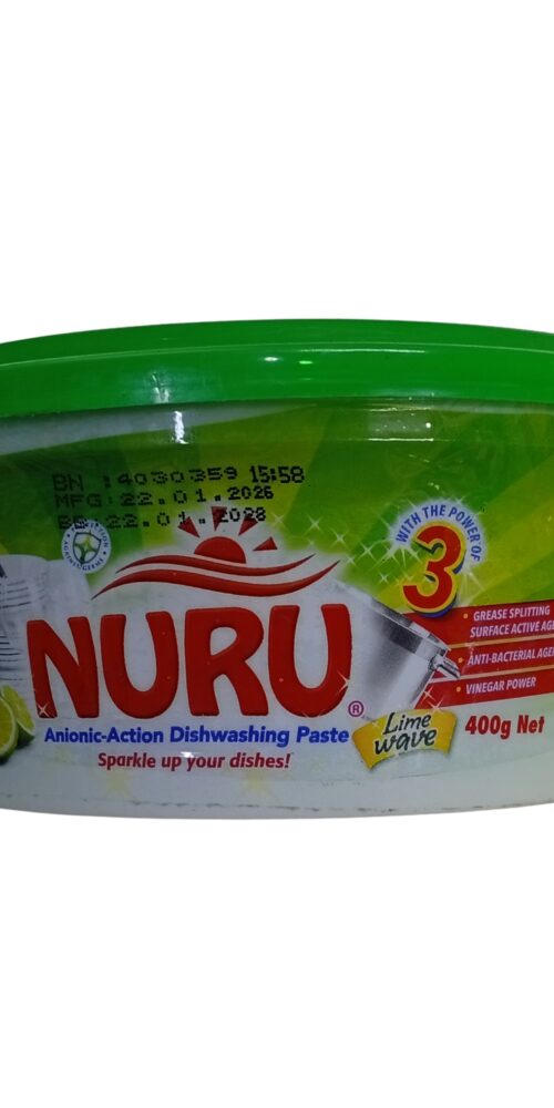 Nuru Lime Dishwashing Paste 400g