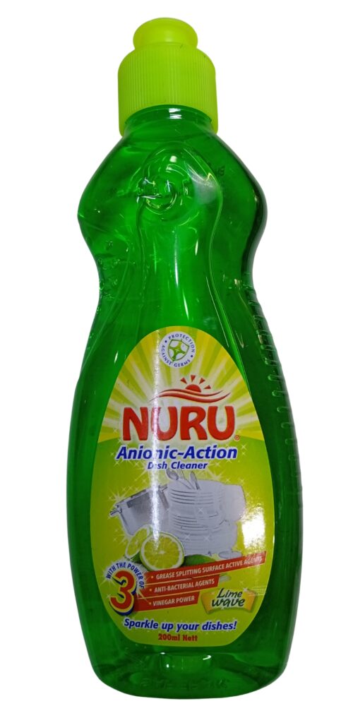 Nuru Lime Dishwashing Liquid – 200ml